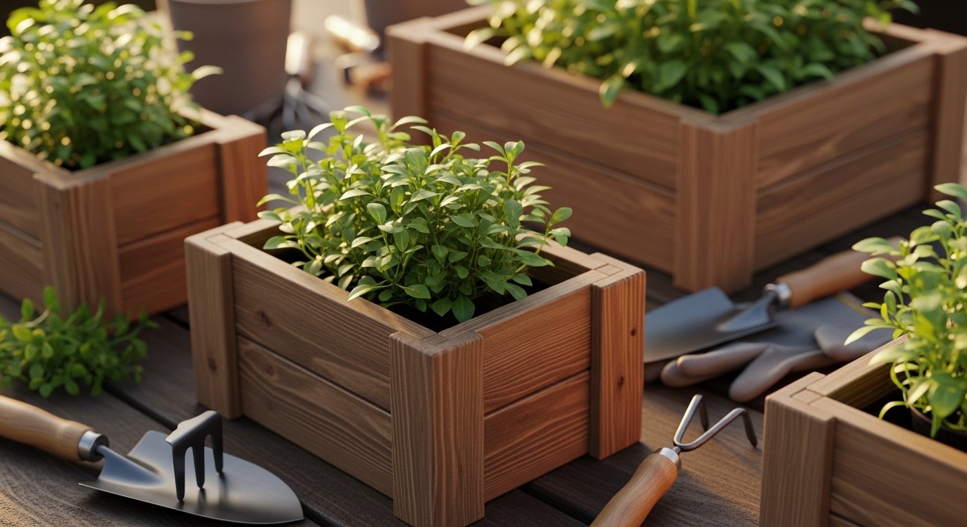 15 Easy Planter Boxes DIY Wood Projects for Beginners