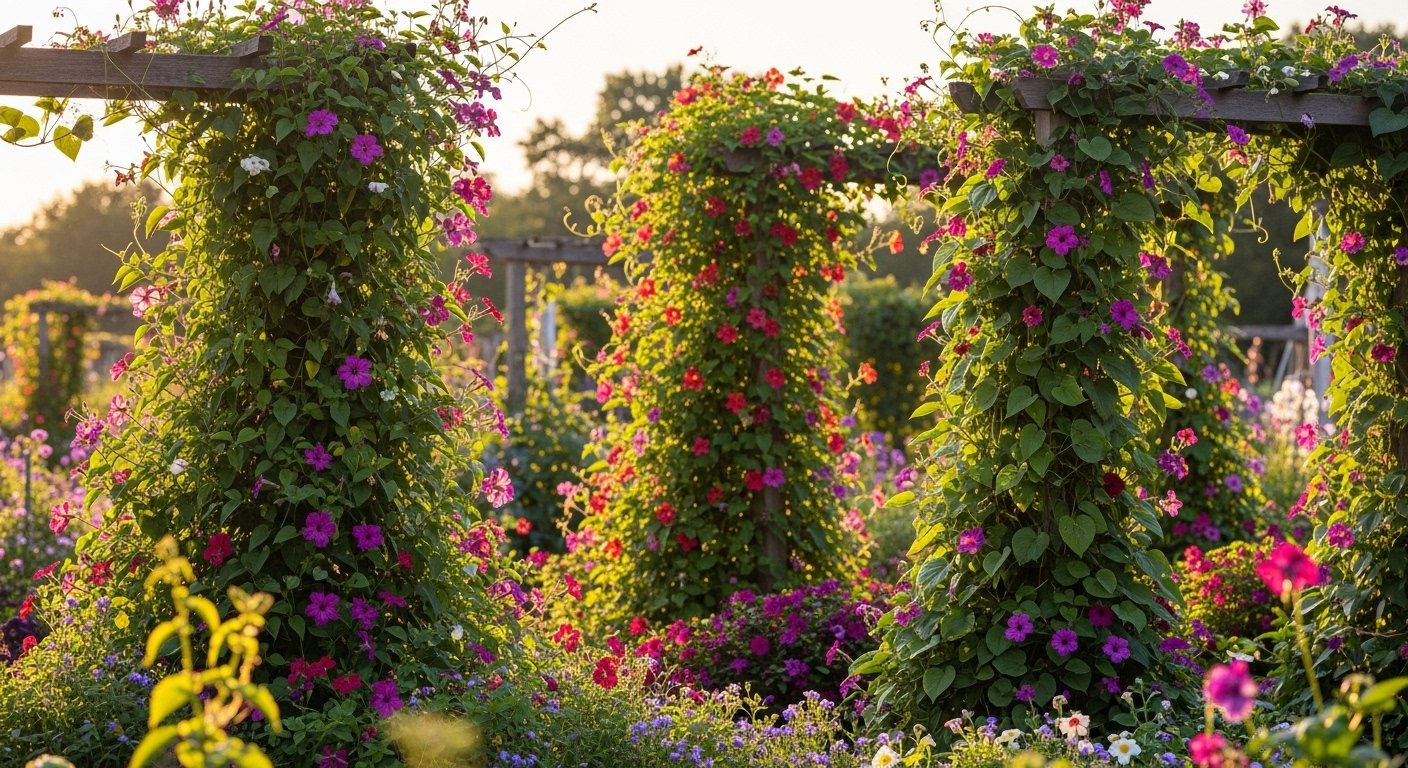 12 Best Garden Trellis Plants for Fast Coverage