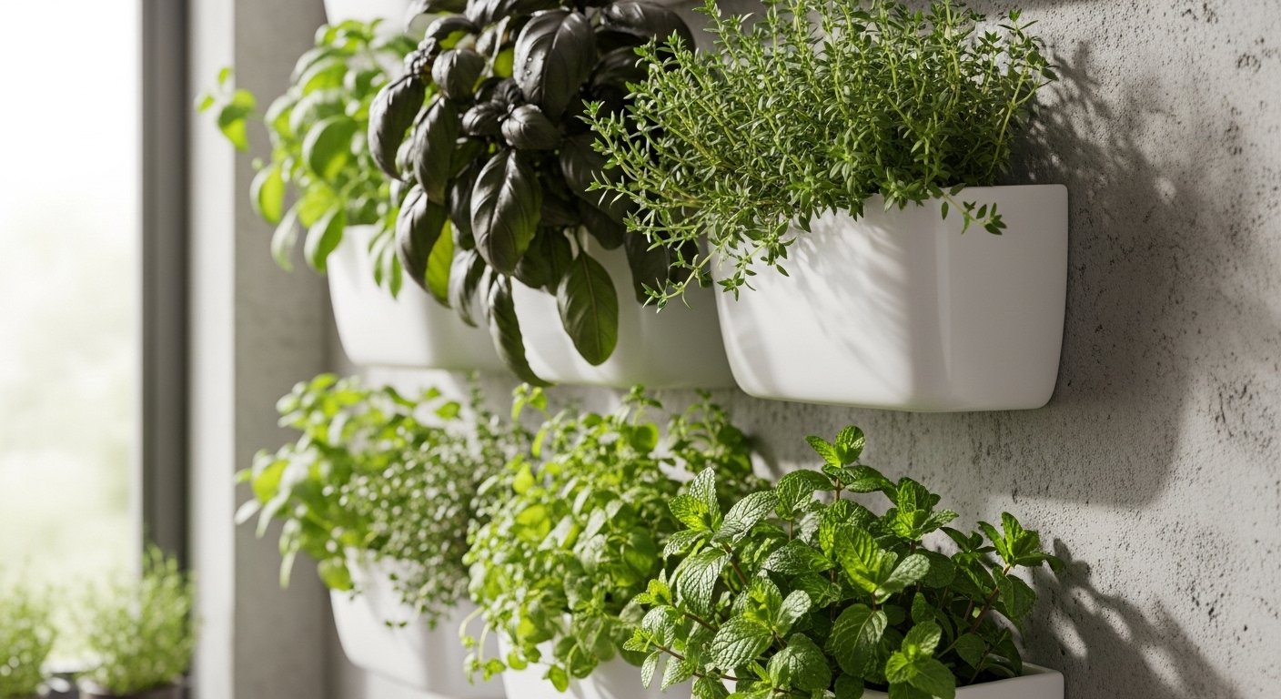 15 Best Kitchen Herb Garden Wall Setups for Small Kitchens